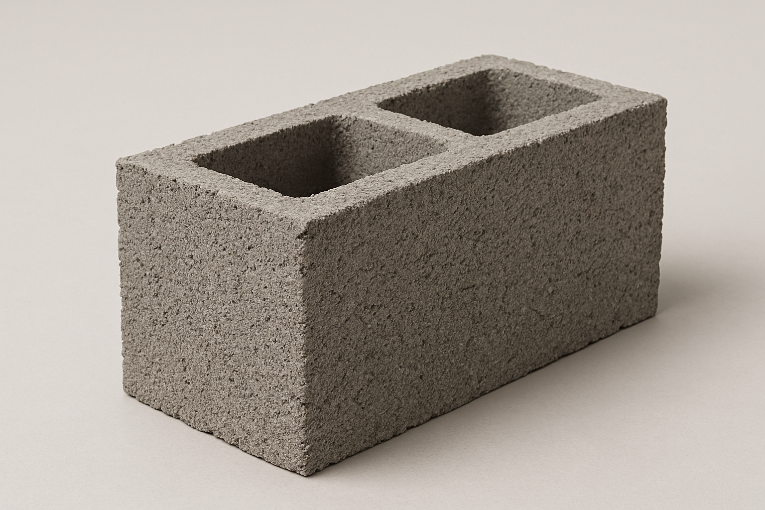 CMU BLOCKS - BLU concrete block #6 / 2 HOLE